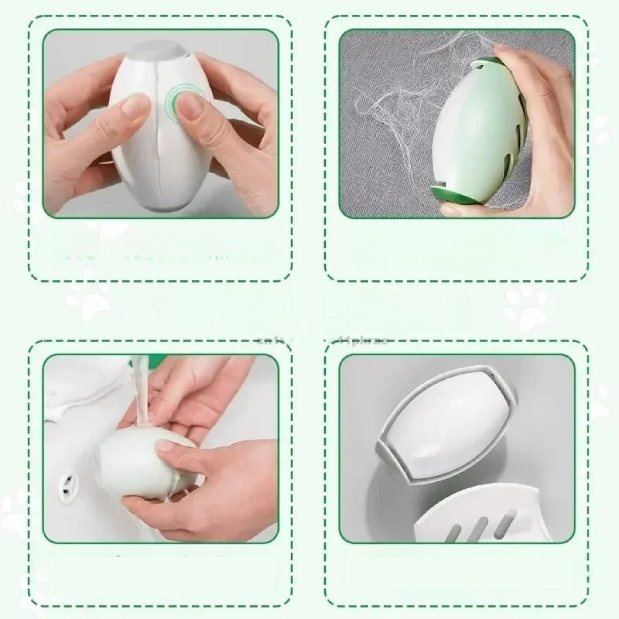 Rouleau anti-poils réutilisable – Poiluxe