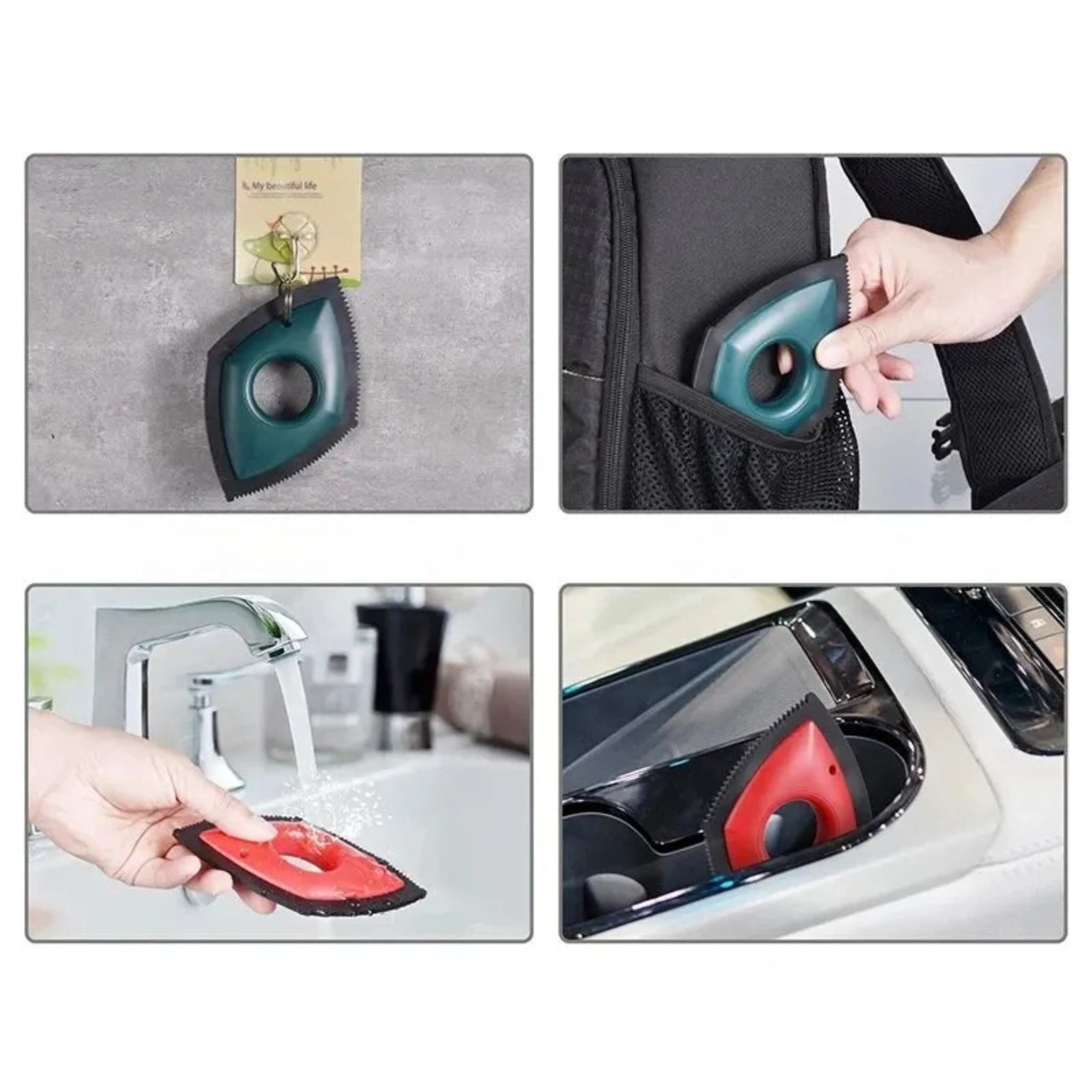 Peigne anti-poils en caoutchouc réutilisable – Poiluxe