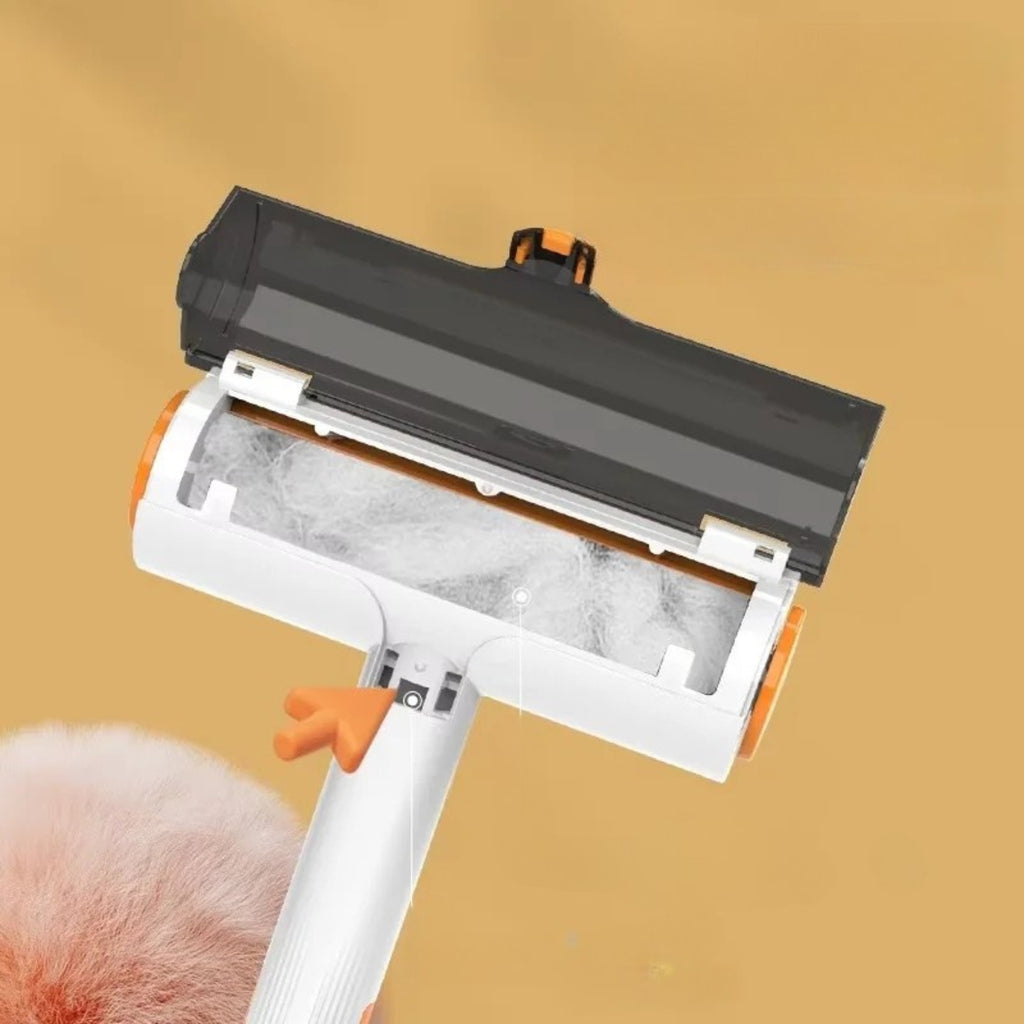 Rouleau anti-poils réutilisable avec bac – Poiluxe