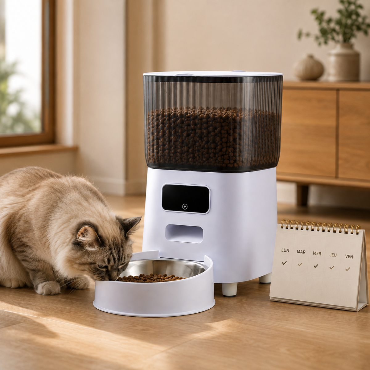 Application mobile de contrôle distributeur automatique pour chat