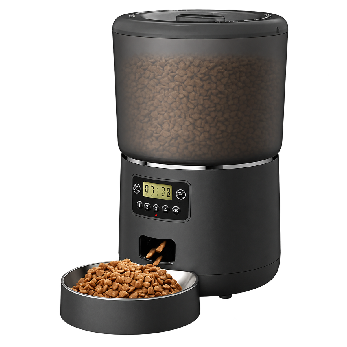 Distributeur automatique de croquettes pour chat Essentiel Poiluxe fr
