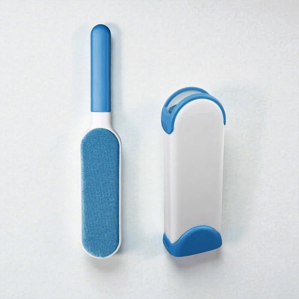 Comparaison avant après canapé nettoyé brosse électrostatique Poiluxe