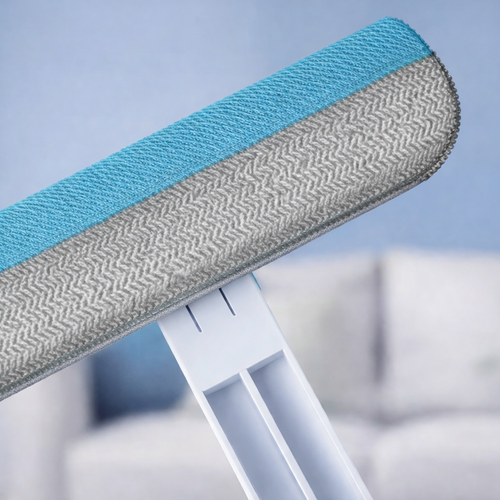 Balai anti poils réutilisable Poiluxe vue de face pour nettoyer sols et tapis