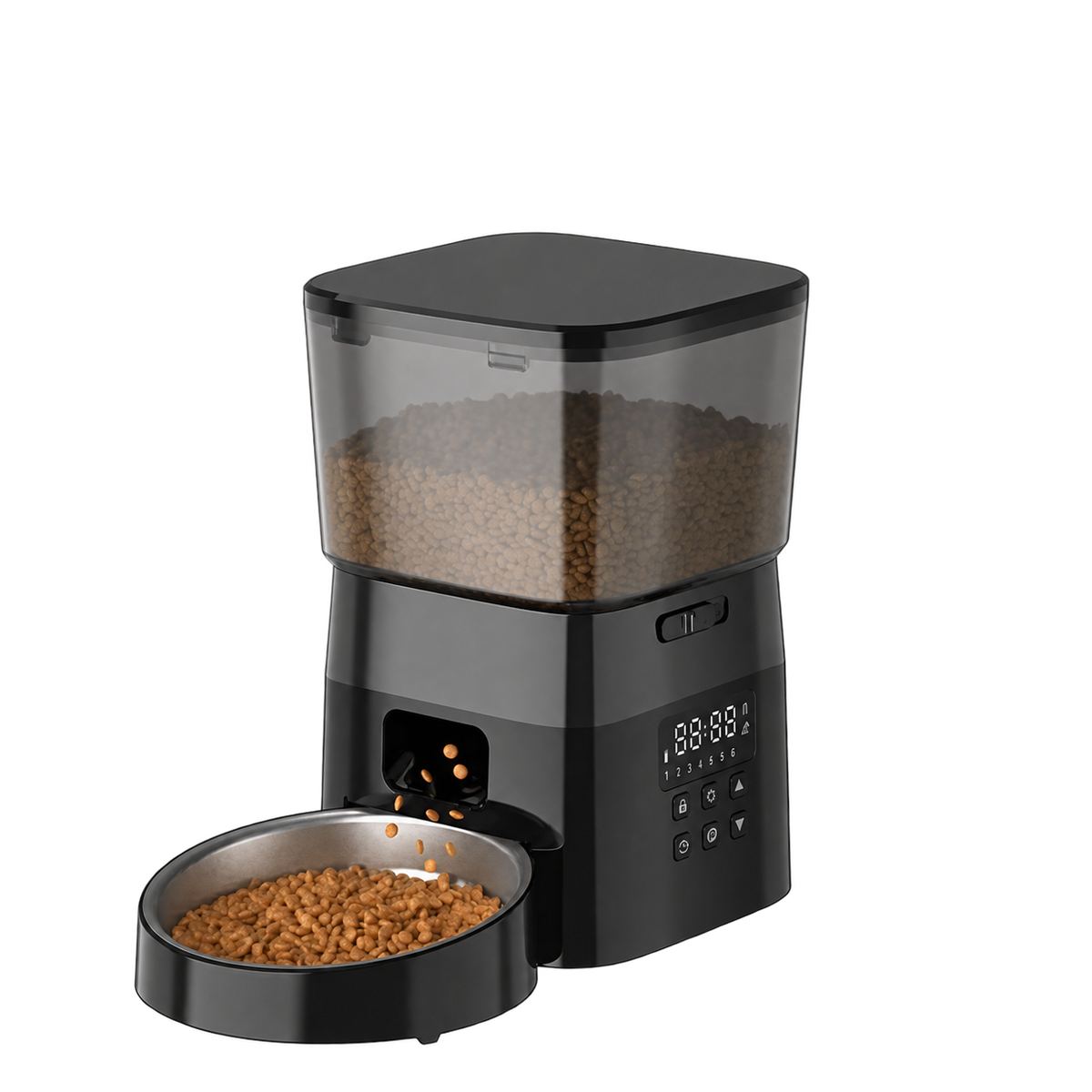 Distributeur Automatique de Croquettes pour Chat - Grande Portion 2L | Poiluxe™