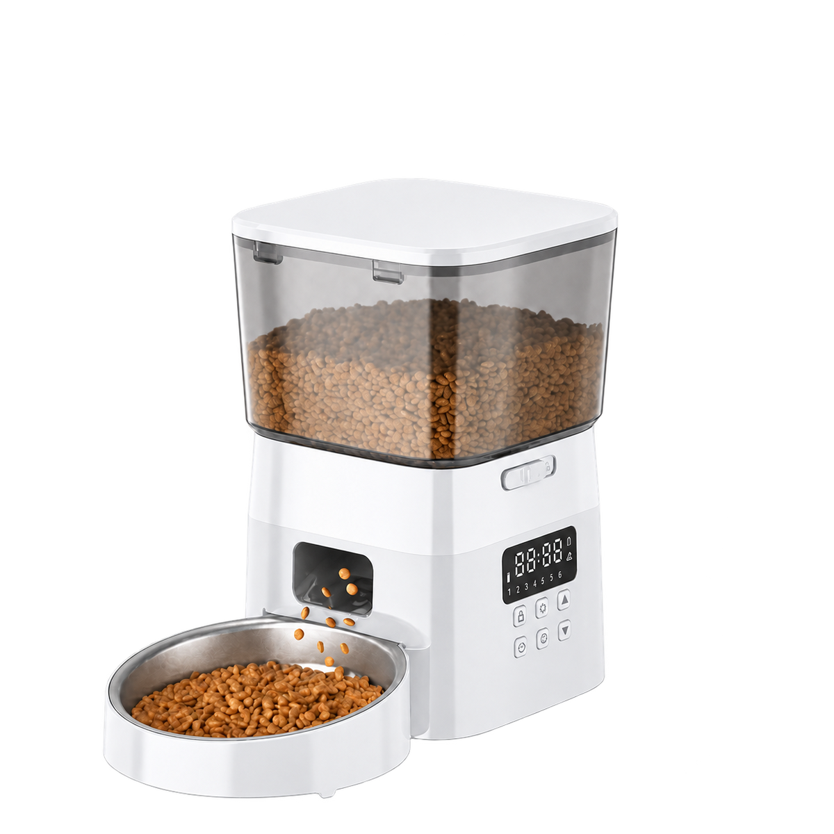 Distributeur Automatique de Croquettes pour Chat - Grande Portion 2L | Poiluxe™