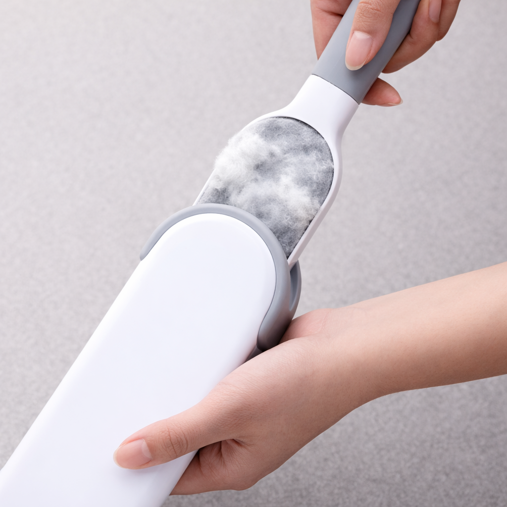 Mini brosse anti-poils électrostatique réutilisable portable dans sac à main