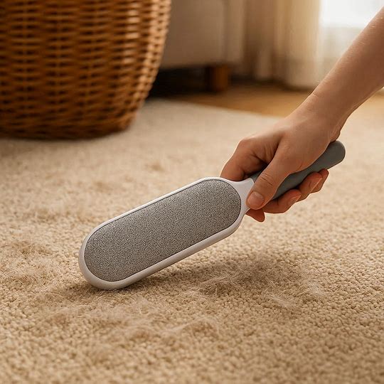 Nettoyage simple brosse électrostatique anti-poils réutilisable 
