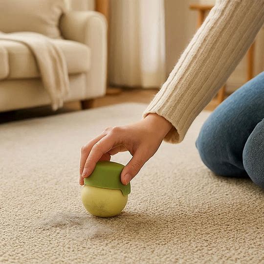 Rouleau a peluche anti-poils réutilisable portable dans sac à main