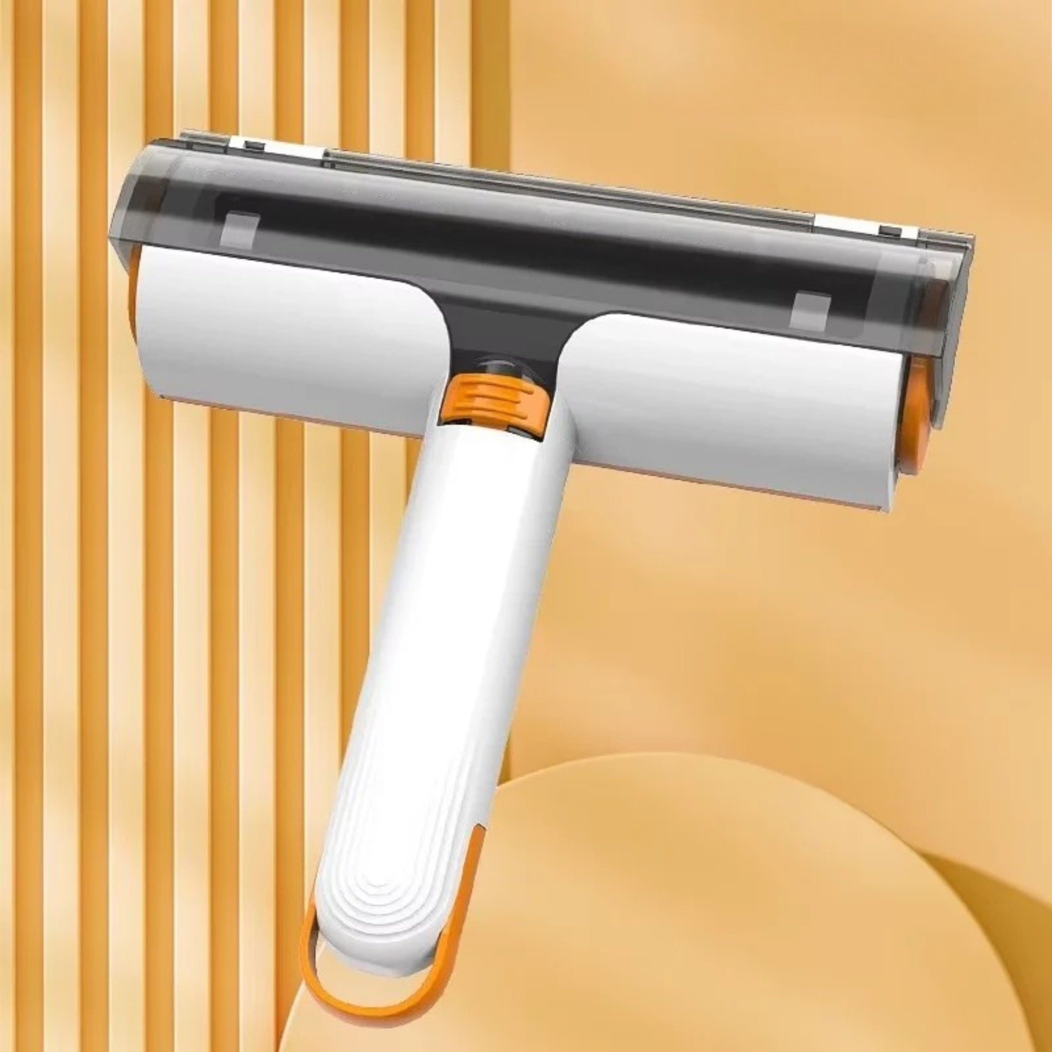 Rouleau anti poils avec bac nettoyant canapé tissu des poils d'animaux